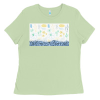 Matcha doodle flowers sippy cup tbs Ladies Tee - TumblerDesignByShophia