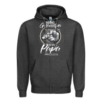 Charcoal Heather being grandpa is an honor being papa is priceless, gift dad Zipper Hoodie - longCreatives
