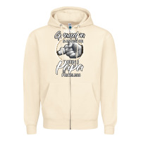 Sandshell being grandpa is an honor being papa is priceless, gift dad Zipper Hoodie - longCreatives