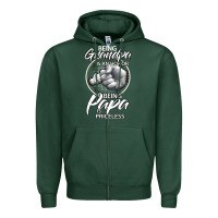 Sports Green being grandpa is an honor being papa is priceless, gift dad Zipper Hoodie - longCreatives
