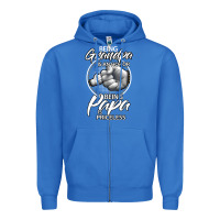 Being Grandpa Is An Honor Being Papa Is Priceless, Gift Dad Zipper Hoodie | Teevron