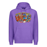 Purple my favorite players call me uncle basketball Premium Hoodie - CowhideDigitalArt