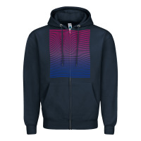 Bisexual Pride Subtle Bi Zipper Hoodie | Teevron