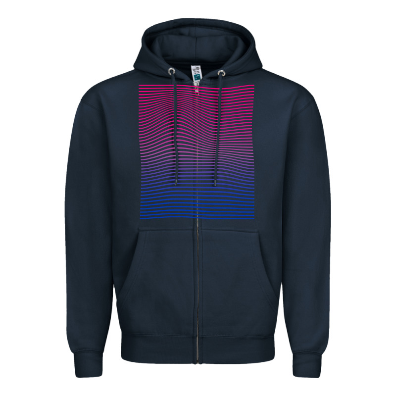 Bisexual Pride Subtle Bi Zipper Hoodie by longCreatives | Teevron