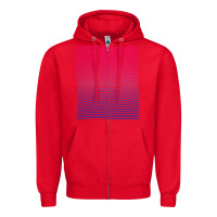Red Bisexual Pride Subtle Bi Zipper Hoodie - longCreatives