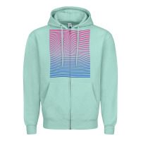 Seafoam Bisexual Pride Subtle Bi Zipper Hoodie - longCreatives