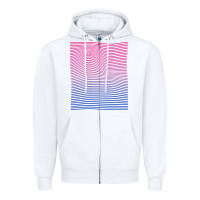 White Bisexual Pride Subtle Bi Zipper Hoodie - longCreatives