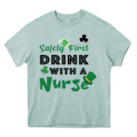 Arona Safety First Drink With A Nurse Heavy Core Tee - Bettercallsaul