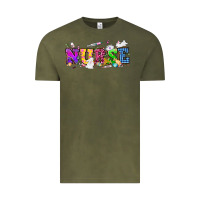 Vintage Olive Easter nurse Easter Day Vintage Tee - HowdyJamesFarm