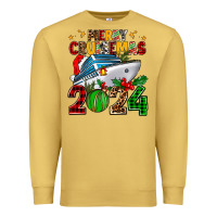 Antique Gold merry cruisemas 2024 Premium Sweatshirt - AdoDesignShop