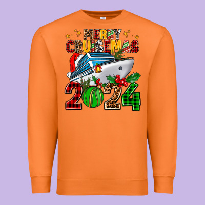 Merry Cruisemas 2024 Premium Sweatshirt Designed By Adodesignshop
