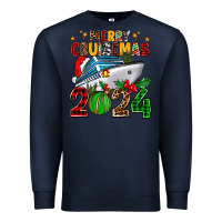 Navy merry cruisemas 2024 Premium Sweatshirt - AdoDesignShop