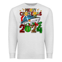 Oatmeal Heather merry cruisemas 2024 Premium Sweatshirt - AdoDesignShop