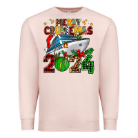 Pale Pink merry cruisemas 2024 Premium Sweatshirt - AdoDesignShop
