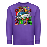 Purple merry cruisemas 2024 Premium Sweatshirt - AdoDesignShop