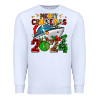 White merry cruisemas 2024 Premium Sweatshirt - AdoDesignShop