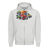 Dove Grey Blaze and the Monster Machines and Friends Zipper Hoodie - longCreatives