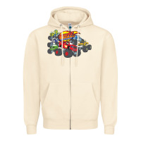 Sandshell Blaze and the Monster Machines and Friends Zipper Hoodie - longCreatives