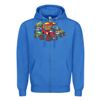 True Royal Blaze and the Monster Machines and Friends Zipper Hoodie - longCreatives