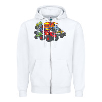 White Blaze and the Monster Machines and Friends Zipper Hoodie - longCreatives