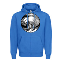 True Royal M.C. Escher Spherical Self Portrait Zipper Hoodie - longCreatives