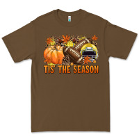 Cacao Tis' the season Football yellow helmet Premium Tee - NancyCooperArtShop