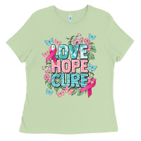 Matcha Love hope cure cancer Awareness Ladies Tee - HowdyJamesFarm