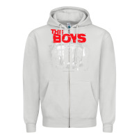 Dove Grey The Boys Graffiti Group Photo Zipper Hoodie - longCreatives
