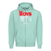 Seafoam The Boys Graffiti Group Photo Zipper Hoodie - longCreatives
