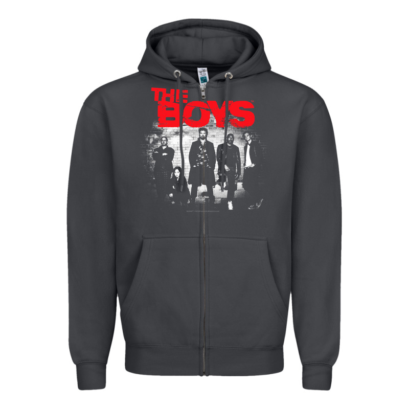 The Boys Graffiti Group Photo Zipper Hoodie by longCreatives | Teevron