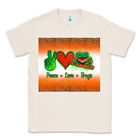 Natural peace love frogs Classic Tee - Jasminsmagicworld