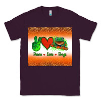 Plum peace love frogs Classic Tee - Jasminsmagicworld