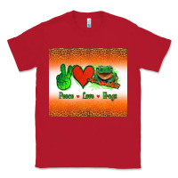 Red peace love frogs Classic Tee - Jasminsmagicworld