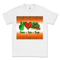 White peace love frogs Classic Tee - Jasminsmagicworld