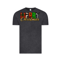 Vintage Black merry christmas western Vintage Tee - Jasminsmagicworld