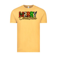 Vintage Mustard merry christmas western Vintage Tee - Jasminsmagicworld