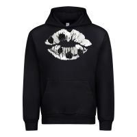 Black soccer lips Urban Hoodie - AdoDesignShop
