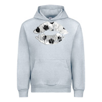Heather Grey soccer lips Urban Hoodie - AdoDesignShop