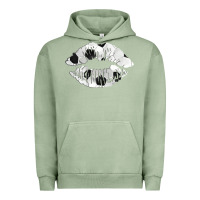 Pigment Oil Green soccer lips Urban Hoodie - AdoDesignShop