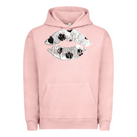 Pigment Salmon soccer lips Urban Hoodie - AdoDesignShop
