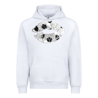 White soccer lips Urban Hoodie - AdoDesignShop