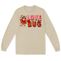 Mushroom Love Bug Long Sleeve Tee - FaDigitalArtStudio