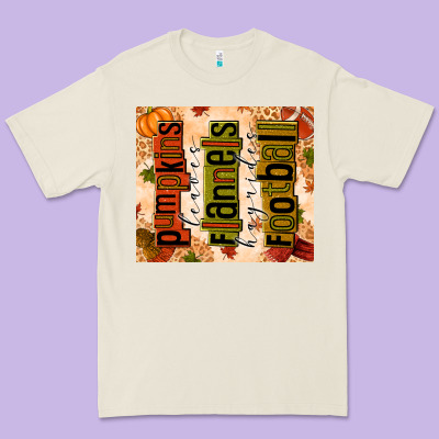 Pumpkins Leaves Flannels Hayrides Football Premium Tee Designed By Texasbilliewilder