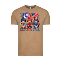 Vintage Coffee America y'all with gnomies Vintage Tee - HowdyJamesFarm