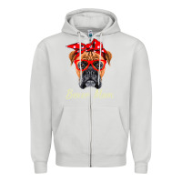 Dove Grey Boxer Mom Dogs  Mothers Day Dog Lovers Gifts For Women Zipper Hoodie - longCreatives
