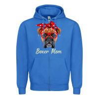 True Royal Boxer Mom Dogs  Mothers Day Dog Lovers Gifts For Women Zipper Hoodie - longCreatives