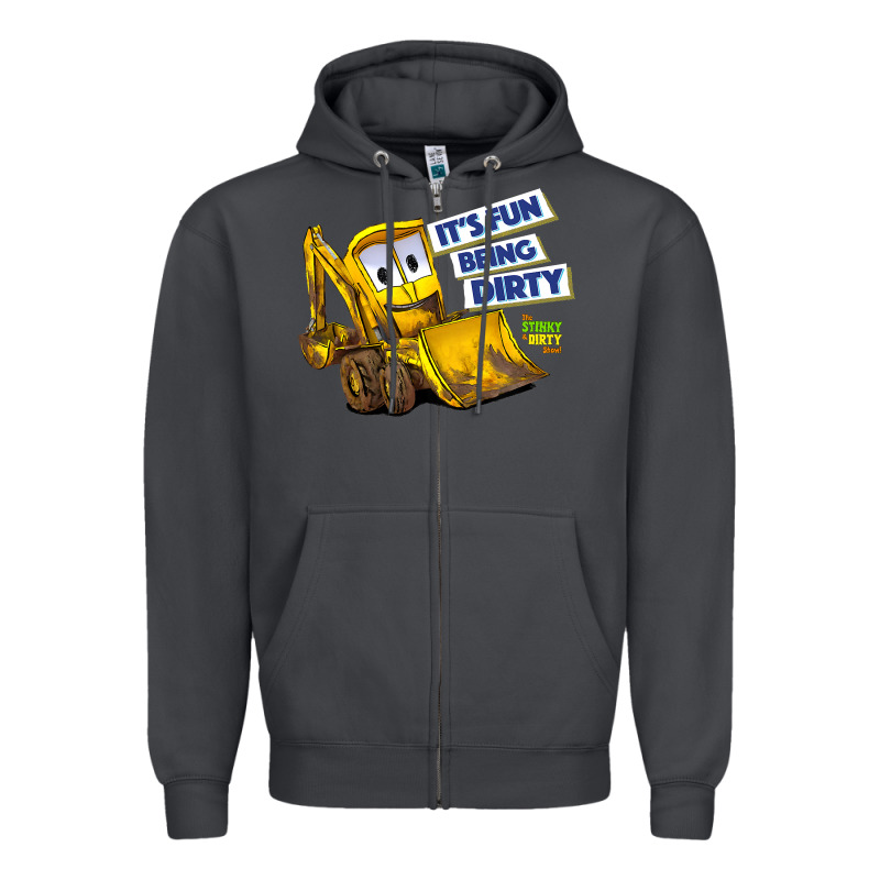 Kids The Stinky And Dirty Show  It's Fun Being Dirty Zipper Hoodie by longCreatives | Teevron