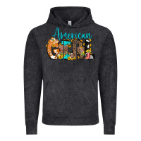 Vintage Black American Girl, western Cowhide Vintage Hoodie - CowCowDesign