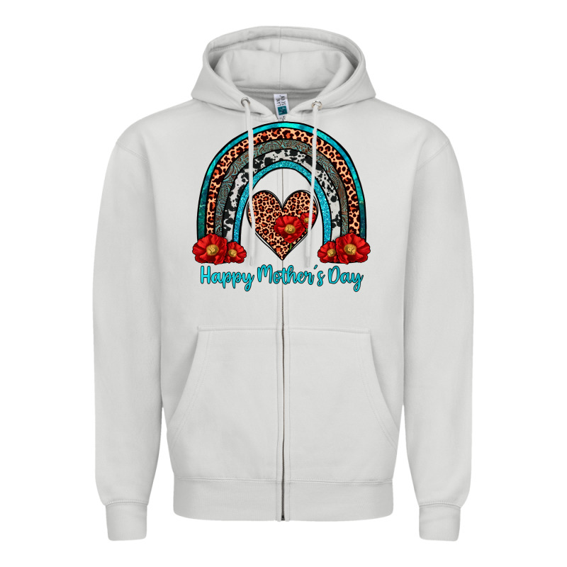 Happy Mother's Day Rainbow Zipper Hoodie by Artiststas | Teevron