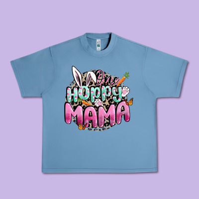 One Hoppy Mama Easter Day Urban Heavy Tee Designed By Cowgirlartshop